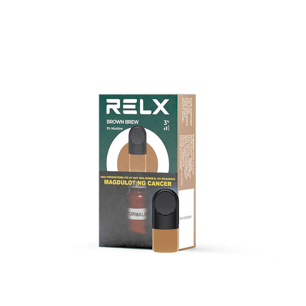 relx pod flavor brown brew