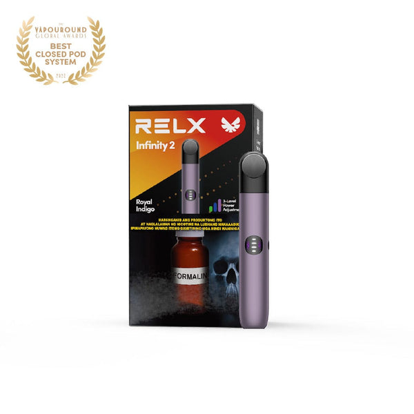 RELX Philippines PH Infinity 2 Device Vape Pen Royal Indigo Package PHP1250
