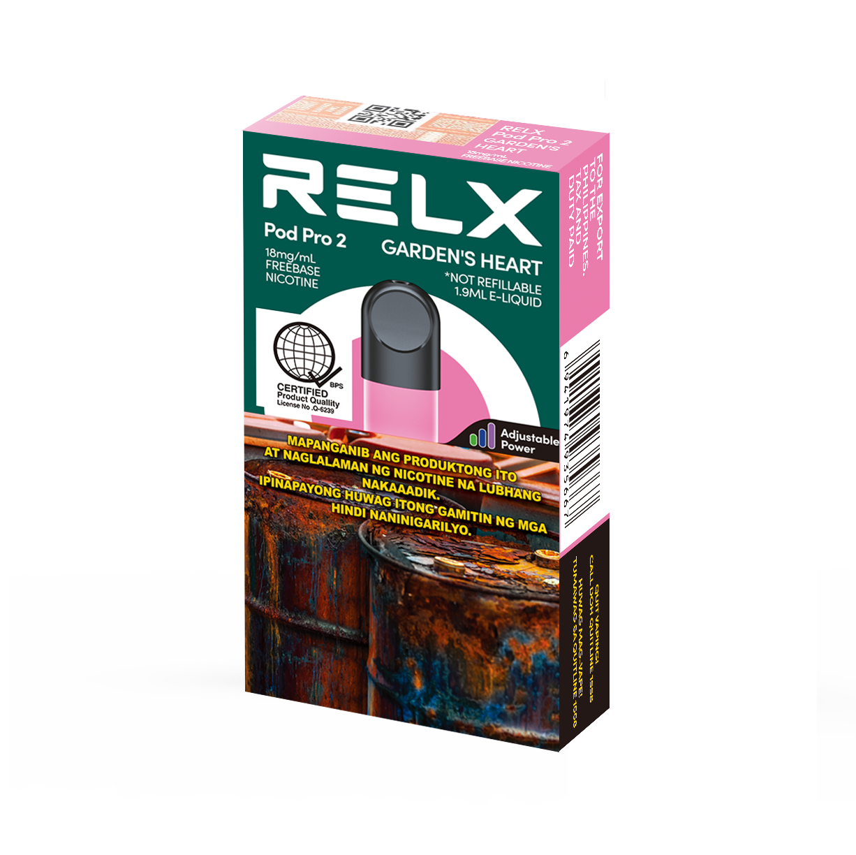 Experience RELX Pod Pro 2 Garden's Heart 18mg/mL Nicotine | RELX Philippines Experience RELX Pod Pro 2 Garden's Heart 18mg/mL Nicotine | RELX Philippines