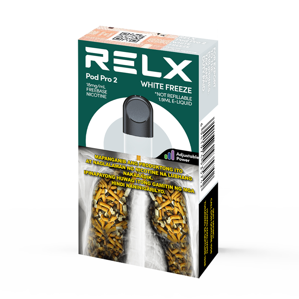 Buy RELX Pod Pro 2 White Freeze 18mg/mL Nicotine | RELX Philippines Buy RELX Pod Pro 2 White Freeze 18mg/mL Nicotine | RELX Philippines