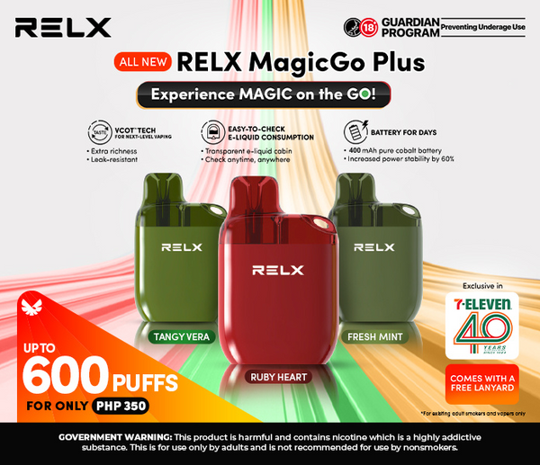 RELX's 1st Disposable Device On-the-Go is now at 7-ELEVEN!