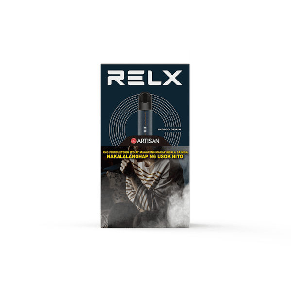 RELX Artisan Leather Device Vape Pen Indigo Demin
