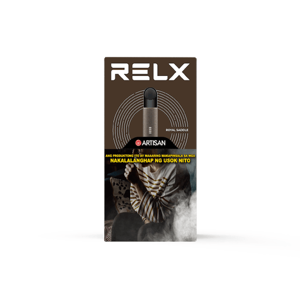 RELX PH Artisan Leather Device Vape Pen Royal Saddle Package
