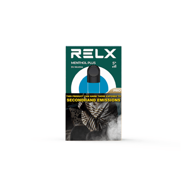 RELX Pod Flavor menthol plus package
